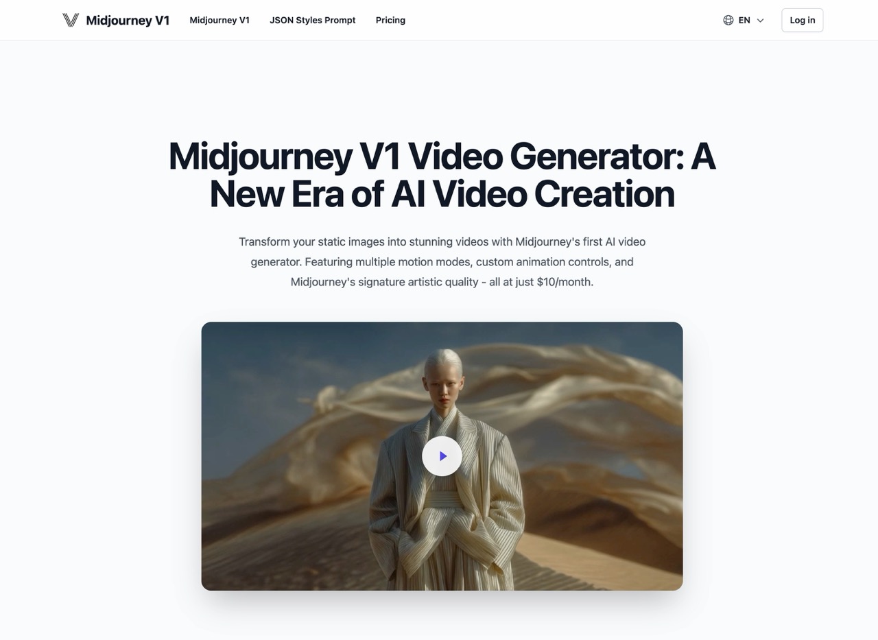 Midjourney Prompt Studio screenshot